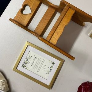 Wedding decor memorial chair in memory of sign